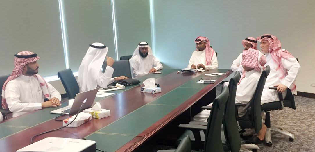 A meeting at the headquarters of the General Authority for Meteorology and Environment Protection chaired by Deputy Chairman of the General Authority for Meteorology and Environmental Protection
