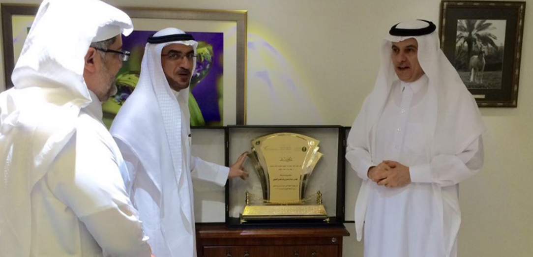 A Saudi Aquaculture Society's delegate visits His Majesty the Minister to thank him for supporting the sector